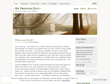 Tablet Screenshot of myprincesspact.wordpress.com