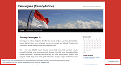 Desktop Screenshot of pamungkas2001.wordpress.com