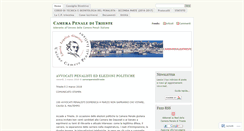 Desktop Screenshot of camerapenaleditrieste.wordpress.com