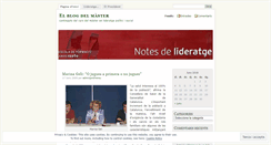 Desktop Screenshot of elblogdelmaster.wordpress.com