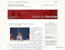 Tablet Screenshot of elblogdelmaster.wordpress.com