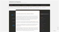 Desktop Screenshot of abducoescorriqueiras.wordpress.com