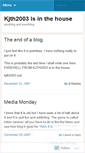 Mobile Screenshot of kjth2003.wordpress.com