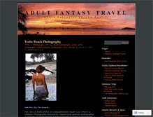 Tablet Screenshot of adultfantasytravel.wordpress.com