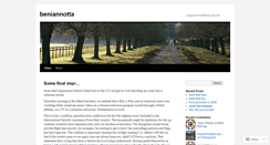 Desktop Screenshot of beniannotta.wordpress.com