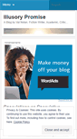 Mobile Screenshot of illusorypromise.wordpress.com