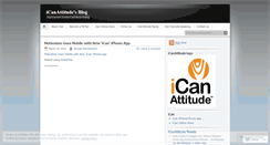 Desktop Screenshot of icanattitude.wordpress.com