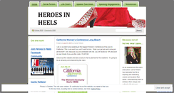 Desktop Screenshot of heroesinheels.wordpress.com