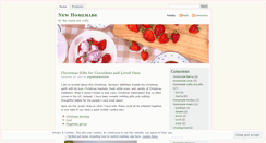 Desktop Screenshot of newhomemade.wordpress.com