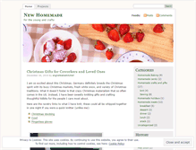 Tablet Screenshot of newhomemade.wordpress.com