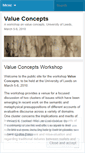 Mobile Screenshot of leedsvalueconcepts.wordpress.com