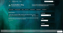 Desktop Screenshot of konudrakka.wordpress.com