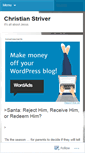 Mobile Screenshot of christstriver.wordpress.com