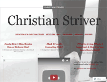 Tablet Screenshot of christstriver.wordpress.com