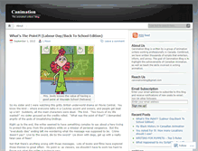 Tablet Screenshot of canimation.wordpress.com