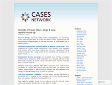 Tablet Screenshot of casesnetwork.wordpress.com