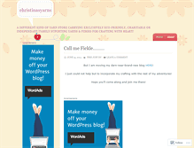 Tablet Screenshot of christinasyarns.wordpress.com
