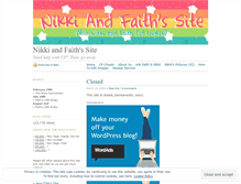 Tablet Screenshot of nikki101.wordpress.com