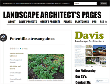 Tablet Screenshot of davisla.wordpress.com