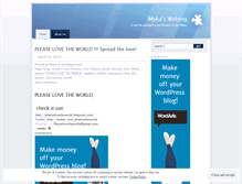 Tablet Screenshot of mykadreams.wordpress.com