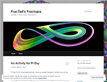 Tablet Screenshot of fractad.wordpress.com