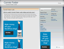 Tablet Screenshot of conniefosterblog.wordpress.com
