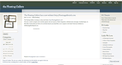 Desktop Screenshot of floatinggallery.wordpress.com