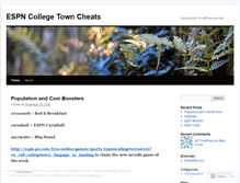 Tablet Screenshot of escollegetown.wordpress.com