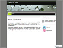 Tablet Screenshot of 4buttonsoul.wordpress.com