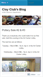 Mobile Screenshot of clayclub.wordpress.com