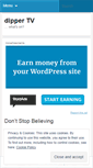 Mobile Screenshot of dippertv.wordpress.com