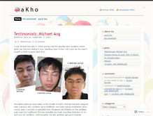Tablet Screenshot of akho.wordpress.com