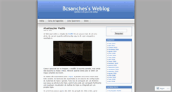 Desktop Screenshot of bcsanches.wordpress.com