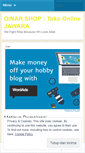 Mobile Screenshot of dinarshop.wordpress.com