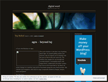 Tablet Screenshot of digitalword.wordpress.com