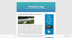 Desktop Screenshot of prestella.wordpress.com