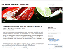 Tablet Screenshot of gruntledsheveledwhelmed.wordpress.com