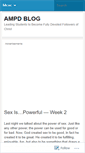 Mobile Screenshot of ampdonline.wordpress.com