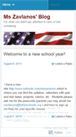Mobile Screenshot of mszavlanos.wordpress.com