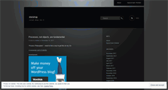 Desktop Screenshot of mnima.wordpress.com