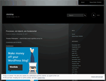 Tablet Screenshot of mnima.wordpress.com