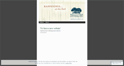 Desktop Screenshot of mercuryhall.wordpress.com