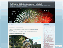 Tablet Screenshot of learncelebrating.wordpress.com