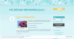 Desktop Screenshot of mtlehmanpac.wordpress.com