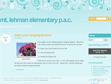 Tablet Screenshot of mtlehmanpac.wordpress.com