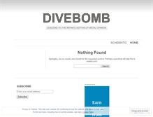 Tablet Screenshot of divebomblog.wordpress.com