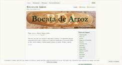 Desktop Screenshot of bocatadearroz.wordpress.com