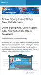 Mobile Screenshot of bidpebid.wordpress.com