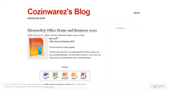 Desktop Screenshot of cozinwarez.wordpress.com