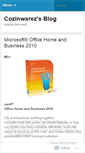 Mobile Screenshot of cozinwarez.wordpress.com